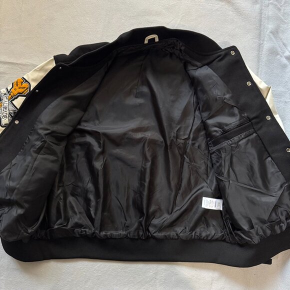 Stussy Goldie Metalheadz 30 Varsity Jacket Black - Picture 2 of 11